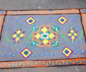 Rangoli: Freehand Margazhi