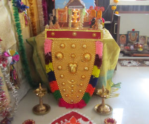 Golu with Guruvayoor Temple Sreeveli theme at Bangalore - 2014 