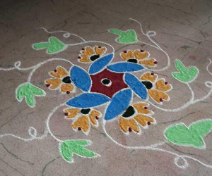 colour rangoli