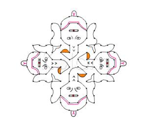 Ganesh chathurthi vinayakar rangoli