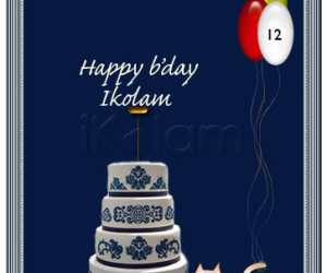 Rangoli: Happy 12th birthday Ikolam!