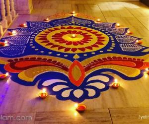 Diwali rangoli for contest