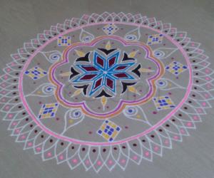 freehand rangoli