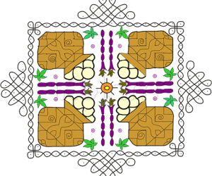 pongalo! pongal!! paanai rangoli