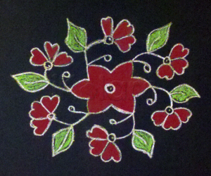 Rangoli: Flowers