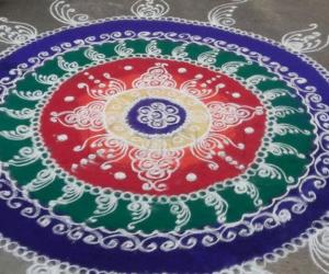 Diwali rangoli - 2