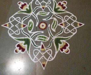 Rangoli: fusion maakolam