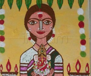Rangoli: Happy Gowri Ganesha