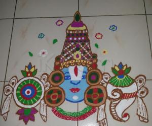 Vaikunta Ekadasi kolam