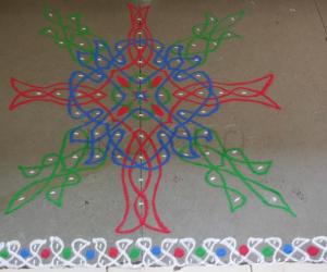 Rangoli: Margazhi Day 22 Podikolam