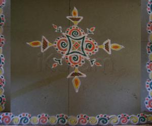 Simple padikolam