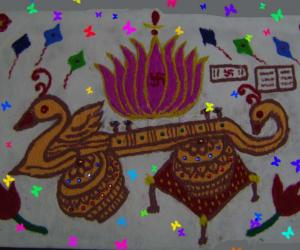 Vasant Panchami Kolam