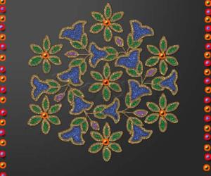 Rangoli: HAPPY BIRTHDAY JKM RAO SIR