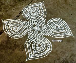 Rangoli: Birthday kolam