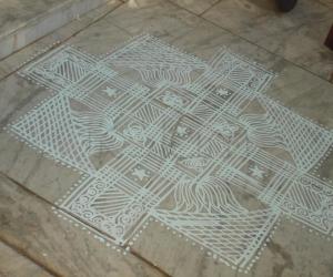 Rangoli: karthigai deepam rangoliattache
