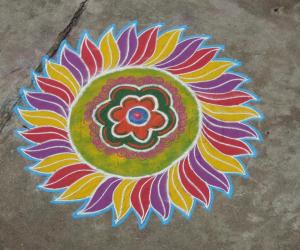 Rangoli: margazhi rangoli