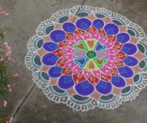 birthday kolam