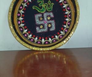 Decorated Aarthi Plate