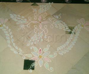 Rangoli: Peacock Kolam