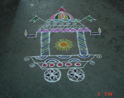 Freehand Ther Kolam
