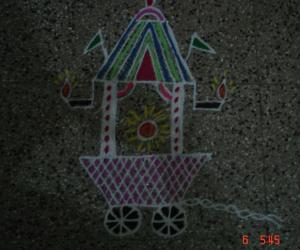 Freehand ther kolam