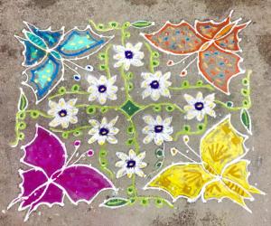 Dotted Margazhi Kolam
