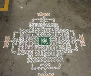 Dotted Margazhi Kolam