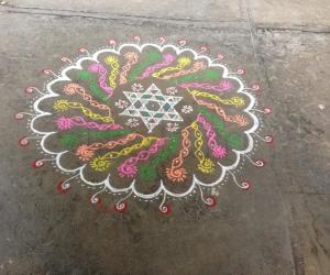 Rangoli: Fusion kolam
