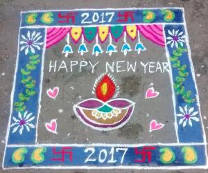 Rangoli: Freehand