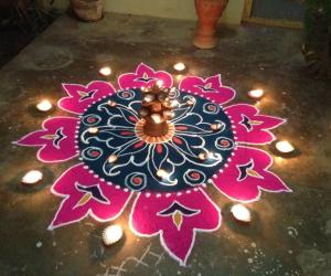 Rangoli: diwali rangoli