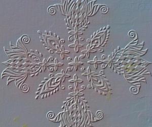 Pencil Rangoli (with filter effects)