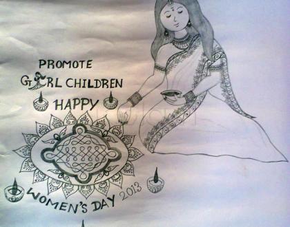 Rangoli: Women's Day