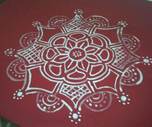 Mavu/ Dose Batter Rangoli 1
