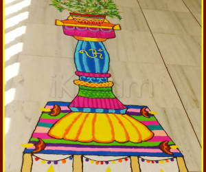 Tulsi Vivah Rangoli 2018