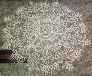 Rangoli: Kolam for Bhogi festival