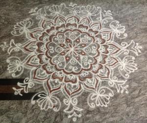 Aadi amavasya kolam