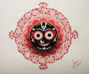 2020- Vaikunta Ekaadhashi- Shankh Chakra and Jagannathji....