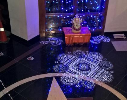 Rangoli: 2015-Ganesh Chaturthi-Lobby-1