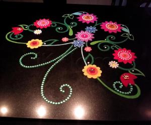 Rangoli: Home Kolams- Butterfly