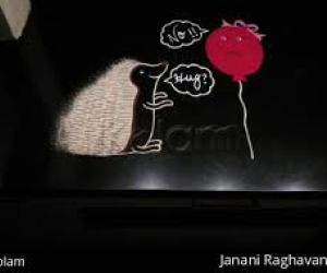 Home Kolams- Pun illustrations