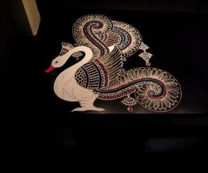 Home Kolams- Annapakshi