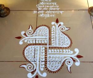 2019- Pongal Pooja Room Kolams