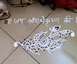 Pooja Room Kolams