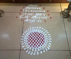 Pooja Room Kolams