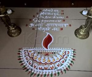 Rangoli: Pooja Room Kolams