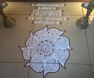 Pooja Room Kolams