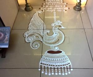 Rangoli: Pooja Room Kolams