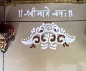 Pooja Room Kolams