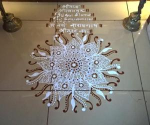 Rangoli: Pooja Room Kolams