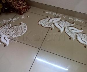 Rangoli: Pooja Room Kolams